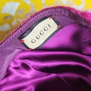 Gucci | Accessories | Nwt Gucci Mohair Gg Lauren Baseball  display picture 3